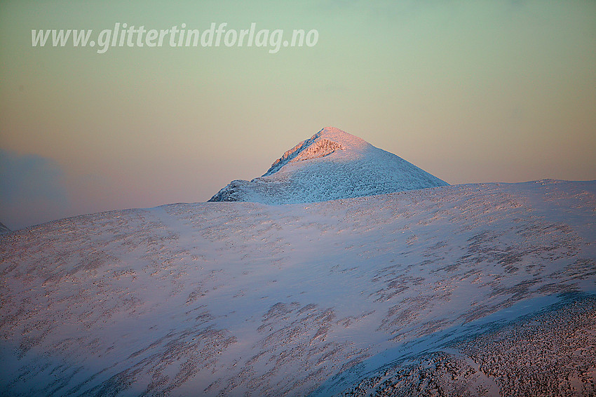 På Svarthammarfjellet med utsikt i retning Høgronden (2115 moh). (Med telelinse.)