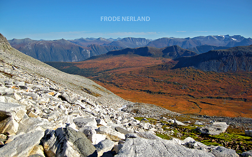 Fra Trolltind mot Sunndal og Innerdalsfjella