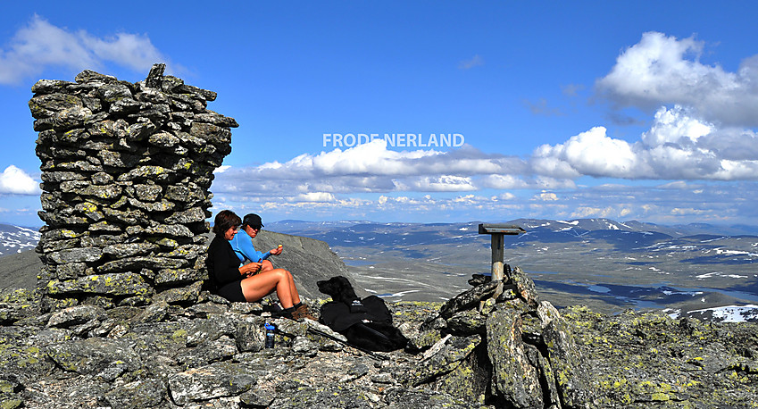 Toppvarden på Storskrymten.