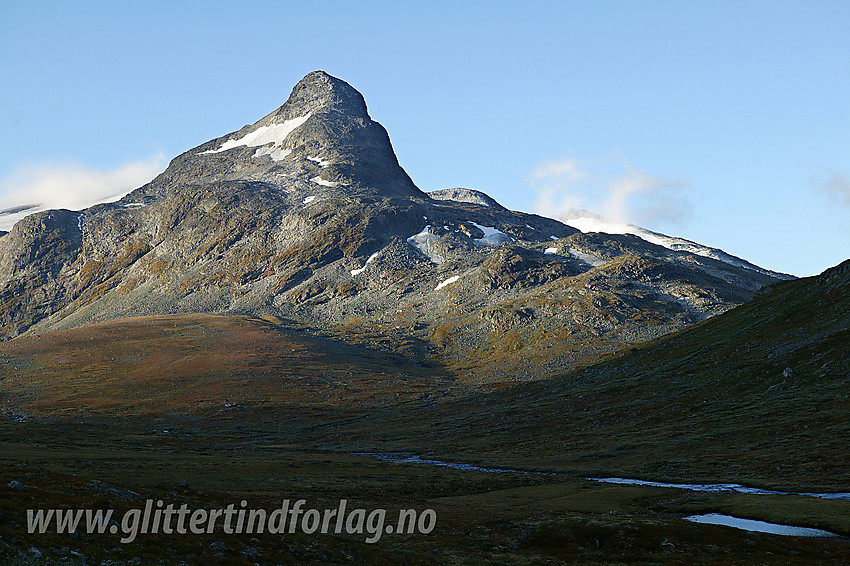 Morgenstemning i Leirdalen mot Stetinden (2020 moh).