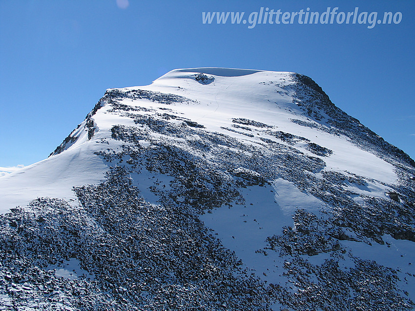 Store Rauddalstinden (2157 moh) sett fra nordvest.