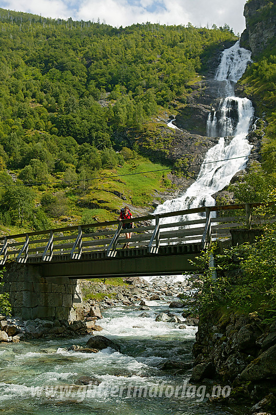 Hjelledalsfossen i Utladalen.