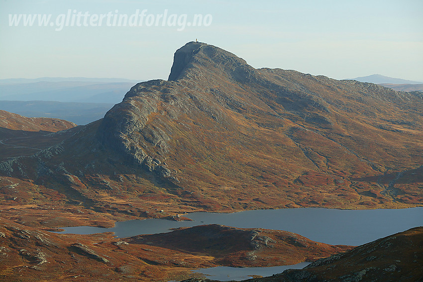 Bitihorn (1607 moh) sett fra Heimre Fagerdalshøe.