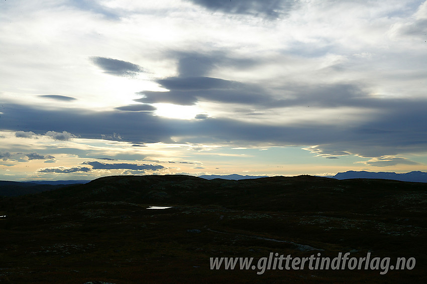 Fra Makalausfjellet i sørvestlig retning.