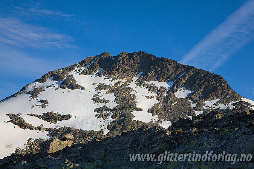 Hinnåtefjellet (2114 moh) sett fra sørøst.