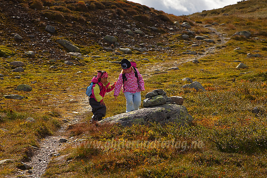 På tur til Nystølsvarden på Golsfjellet.