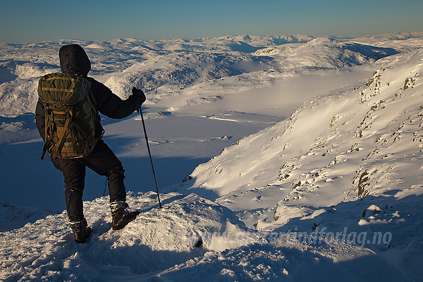 Like østfor Berdalseken (1814 moh) med i vestlig retning mot Sognafjell.