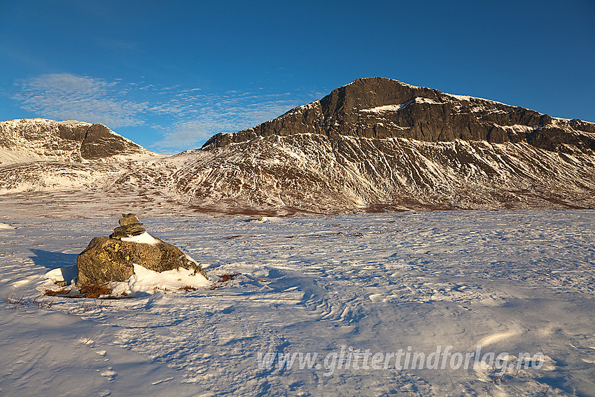 Grindane (1724 moh) sett fra sør.