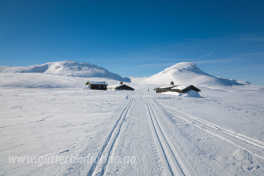 Ved Sulebu med Sulefjellet og Suletinden i bakgrunnen.