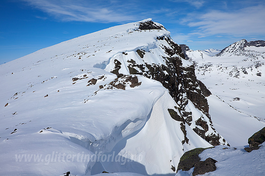 Vestre Kalvehøgde (2208 moh) fra øst.