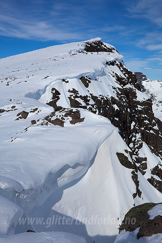 Vestre Kalvehøgde (2208 moh) fra øst.