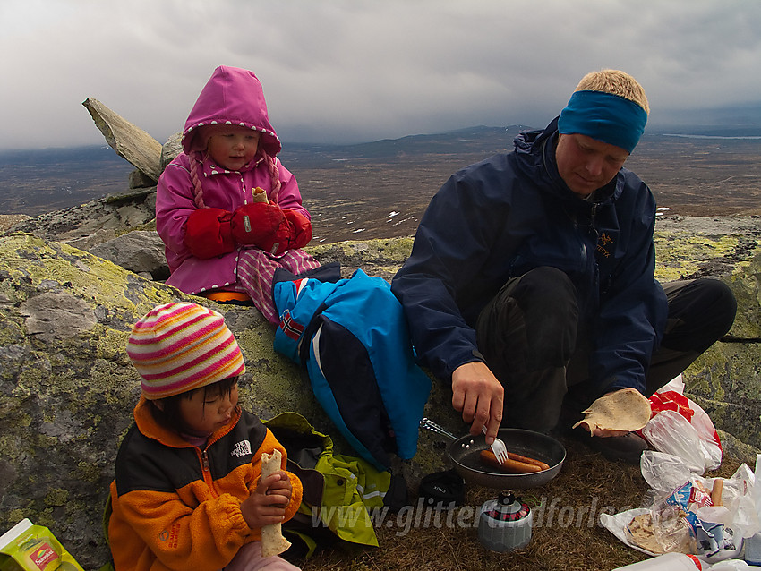 Pølsesteking bidrar til turkosen, her på en tur til Skaget.