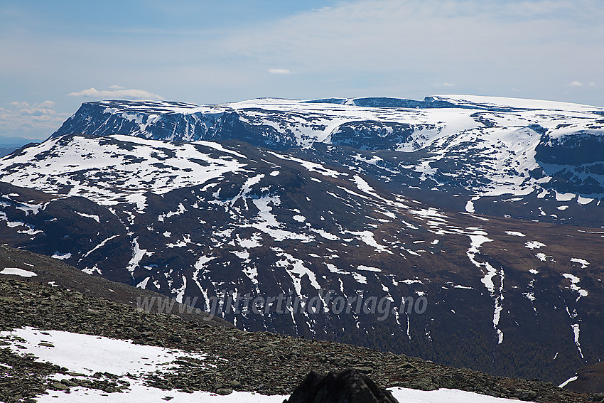 Fra Bergsfjellet mot Rankonøse og Ranastongi (1900 moh).