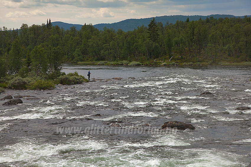 Ved Flya, mellom Storfjorden og Tisleifjorden, på grensa mellom Hemsedal og Nord-Aurdal.