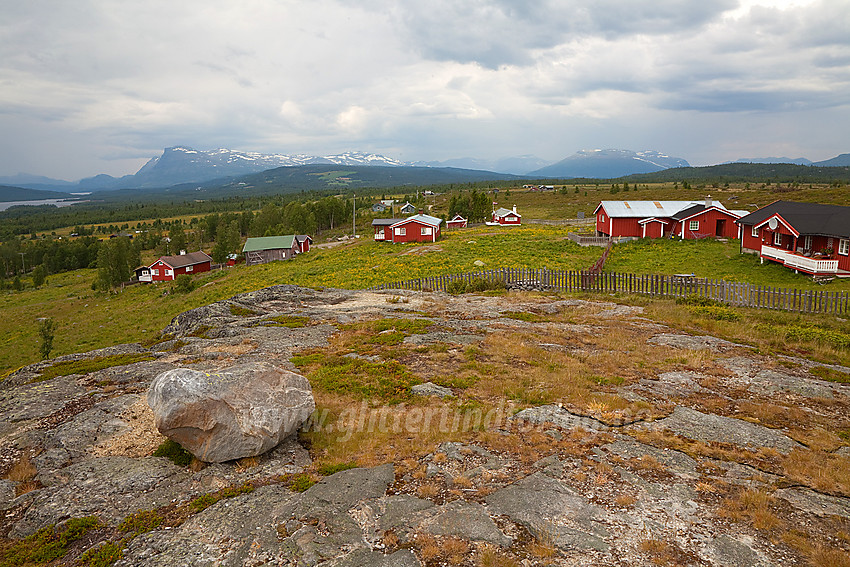 På Stølsvidda i Nord-Aurdal med Skogshorn bak til venstre.