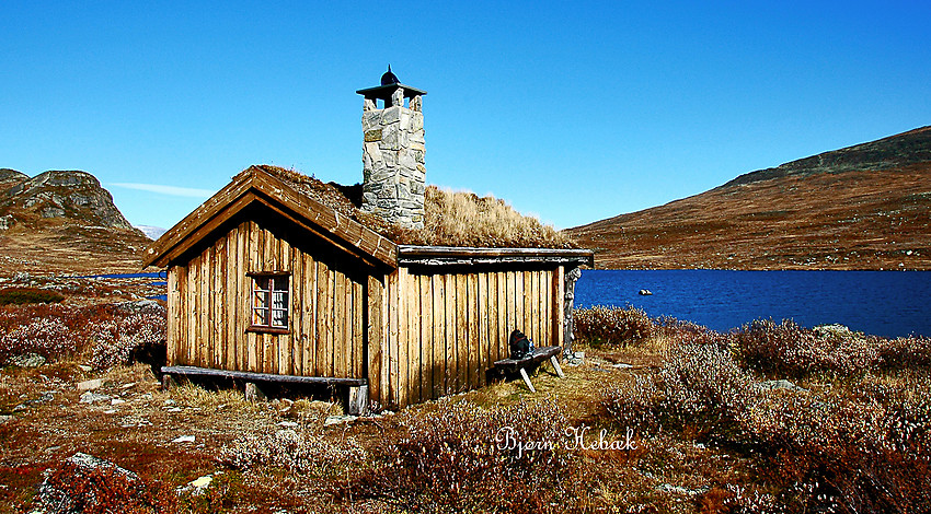 Brurskartjernet med Brurskardknappen ( 1464 ) på venstre side