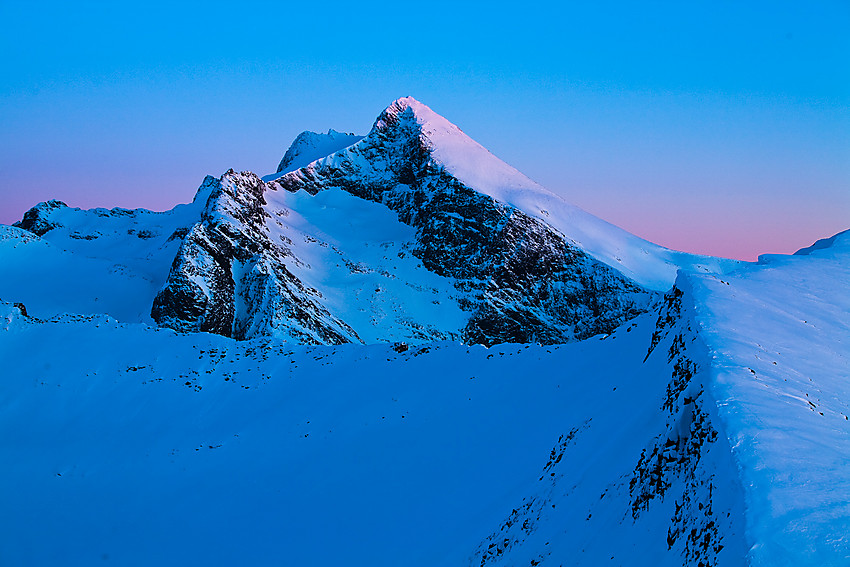 Saudehornet fra Hestfjellet/Tverrfjellet