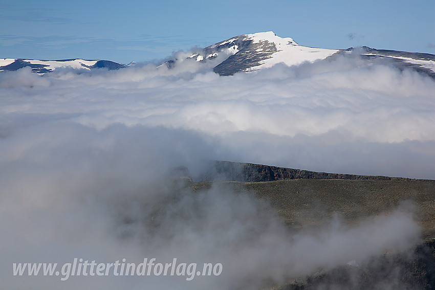 Fra Nautgardstinden mot Glittertinden (2464 moh).