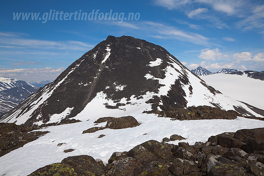 Fra Langvasshøe mot Visbreatinden (2234 moh).