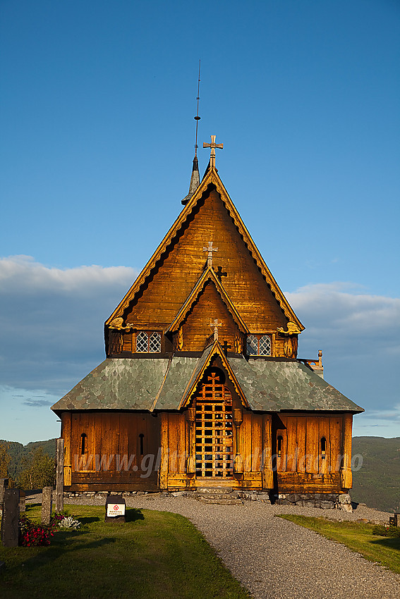 Reinli Stavkirke i Sør-Aurdal.