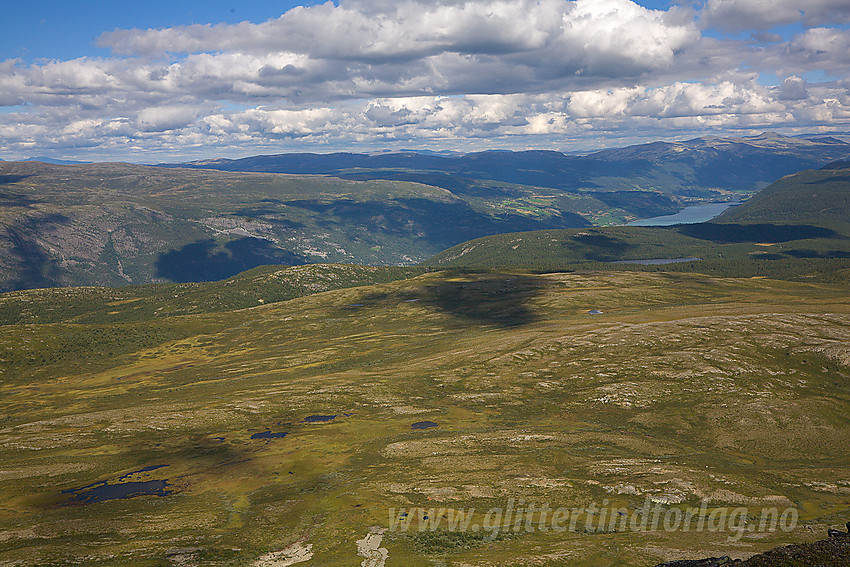 Like nedenfor Søre Koppe nordøst i Jotunheimen med utsikt nordøstover.