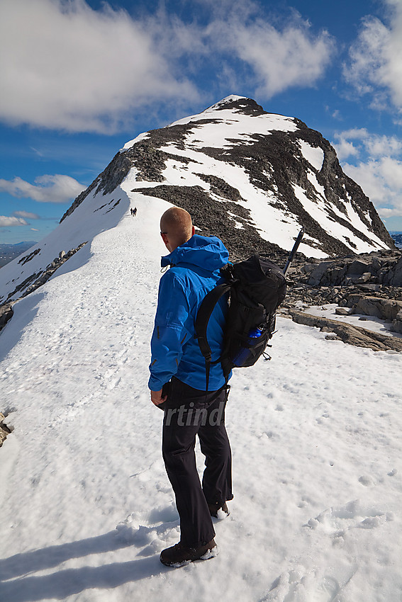 Uranostinden (2157 moh) sett fra nord.