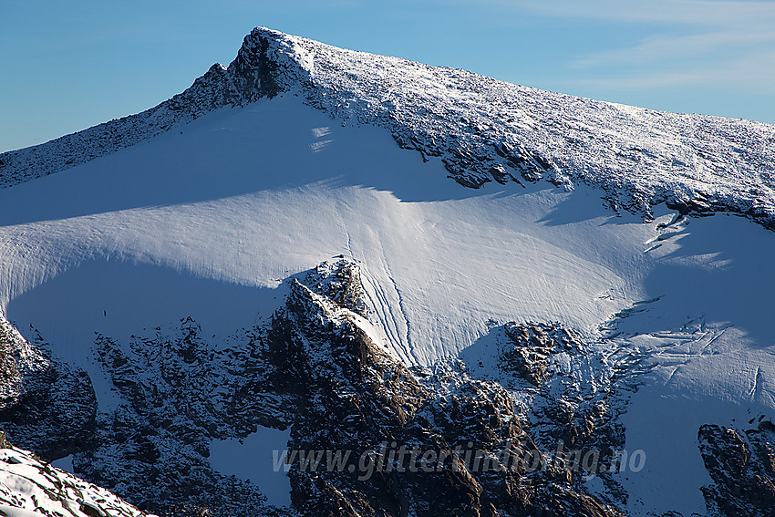 Galdebergtinden (2075 moh) sett fra nord.