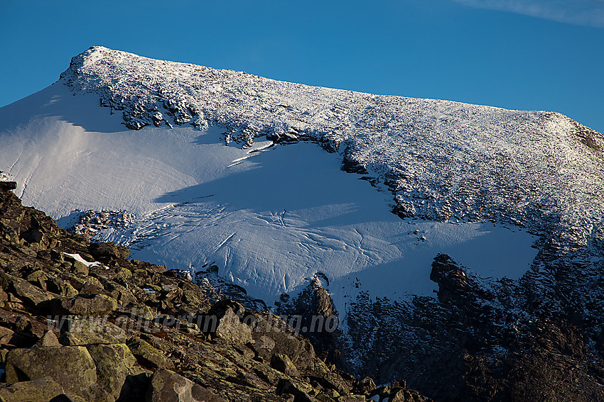 Galdebergtinden (2075 moh) sett fra nord.