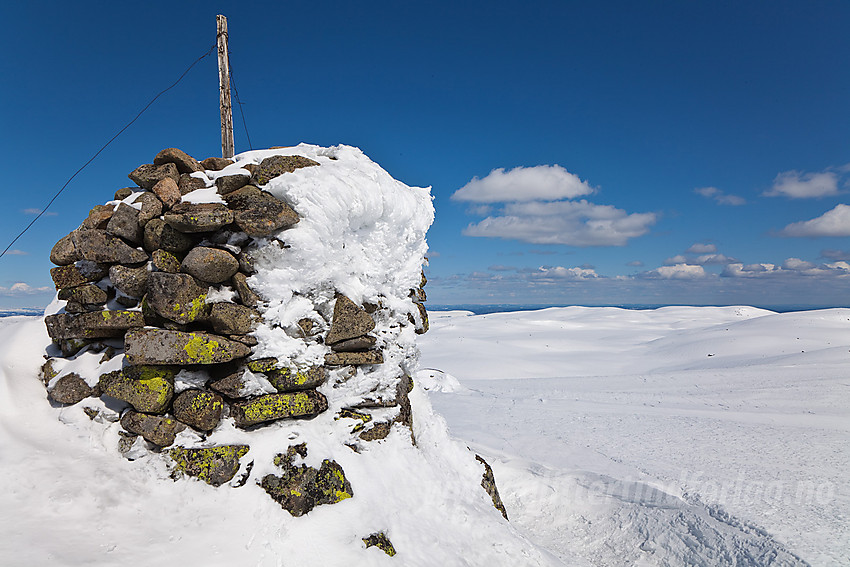 På toppen av Sørbølfjellet (1284 moh) i Vassfaret.