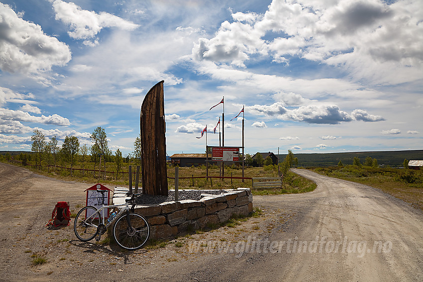 Ved innkjøselen til Nøsen fjellstue.