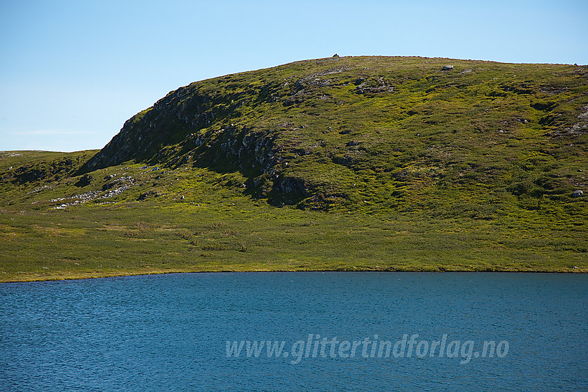 Mot den østlige toppen (1151 moh) på Bjødalsfjellet.