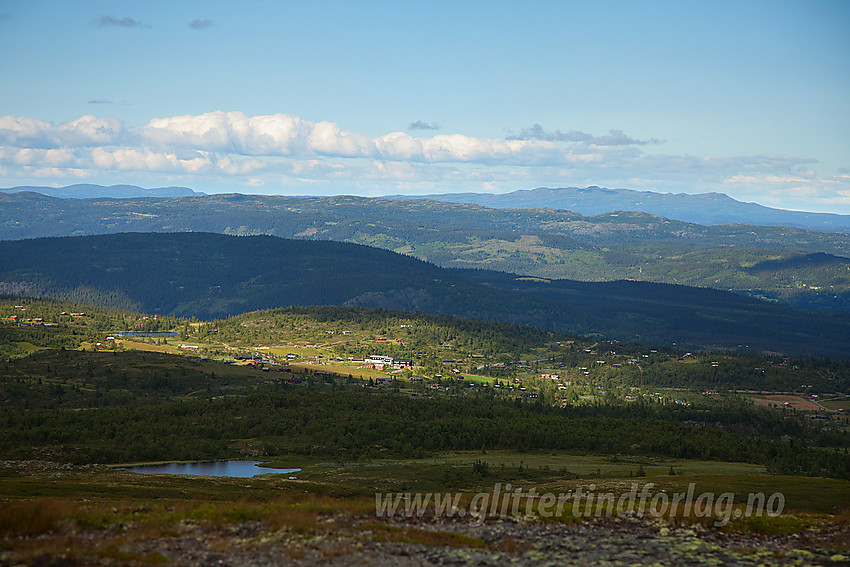 Utsikt fra Bjødalskampen mot Søre Fjellstølen.