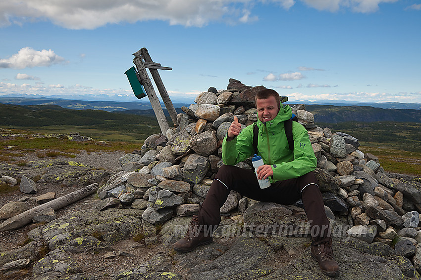 På toppen av Bjødalskampen (1159 moh).