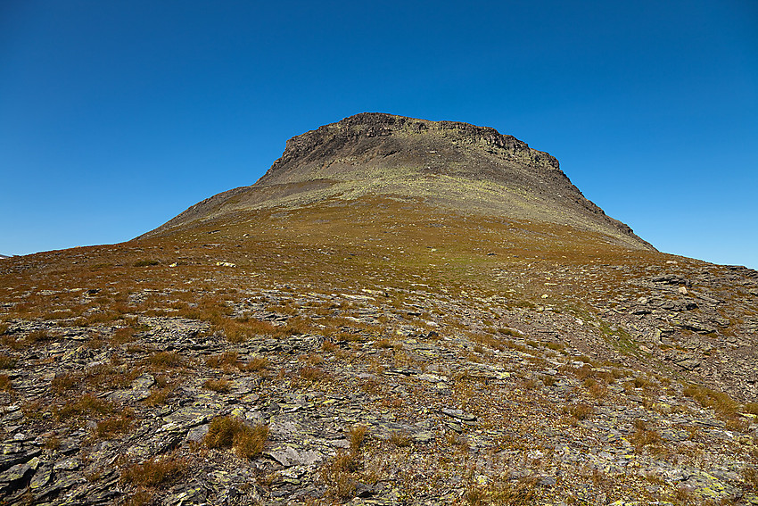 Øvre del av sørøstryggen mot Klanten (1768 moh).