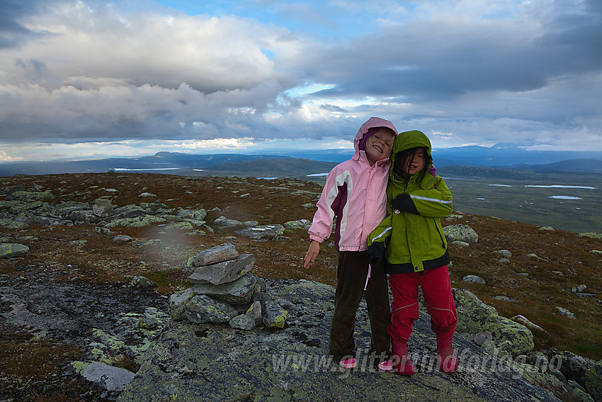 På toppen av Østre Skreddalsfjellet (1443 moh).