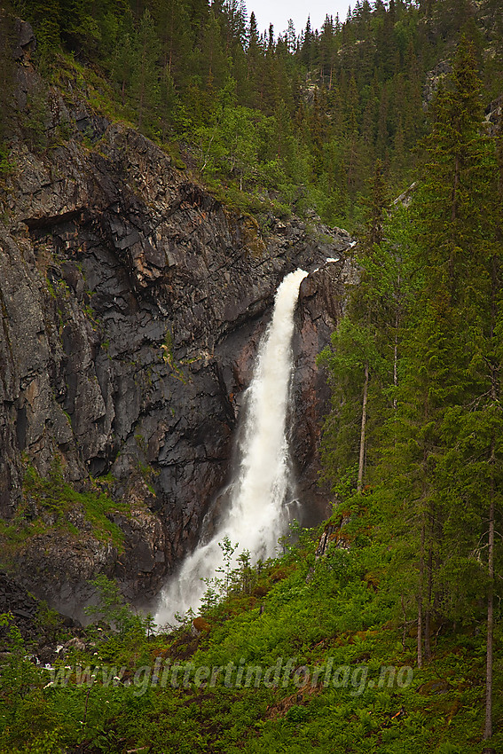 Gjuvfossen i Etnedal.