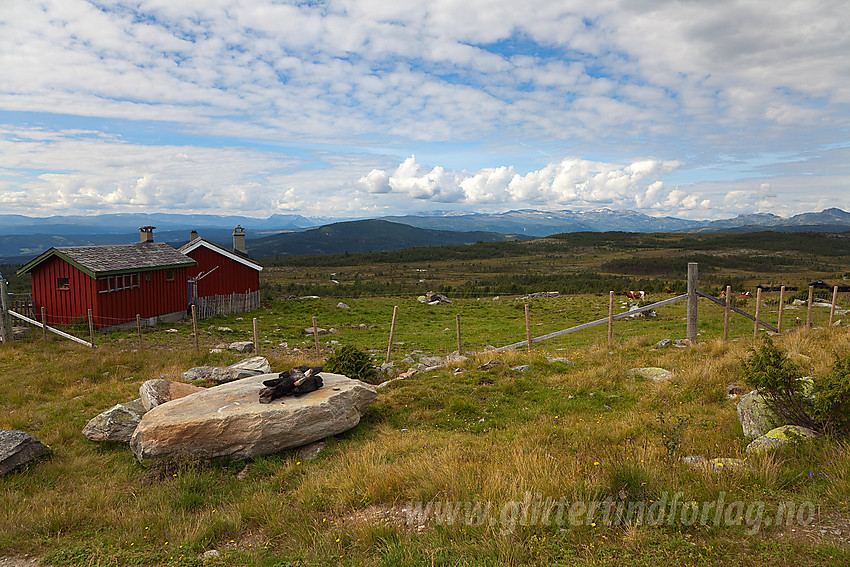 Ved Heimre Kjølastøleni Øystre Slidre en sommerdag.