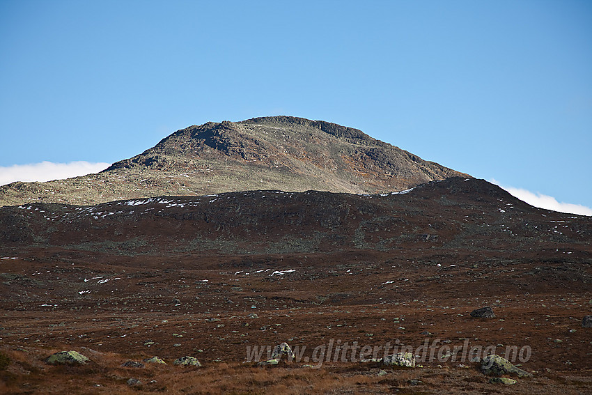 I fjellsiden over Oddedalen mot Suletinden (1780 moh)