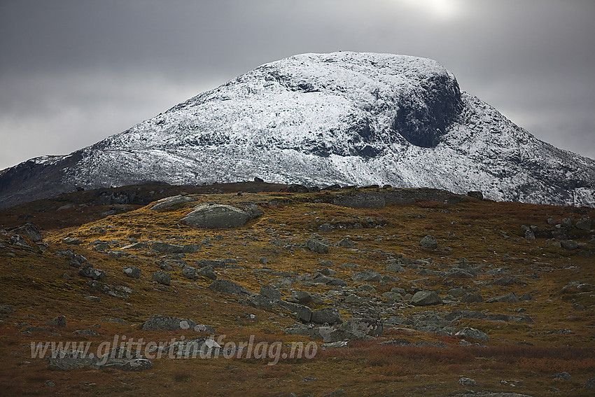 Suletinden (1780 moh) med telelinse fra nord.