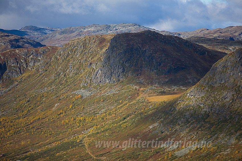 Med telelinse mot Kyrkjenøse (1308 moh).