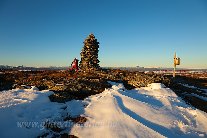 På toppen av Rennefjellet (1149 moh) en flott høstkveld.