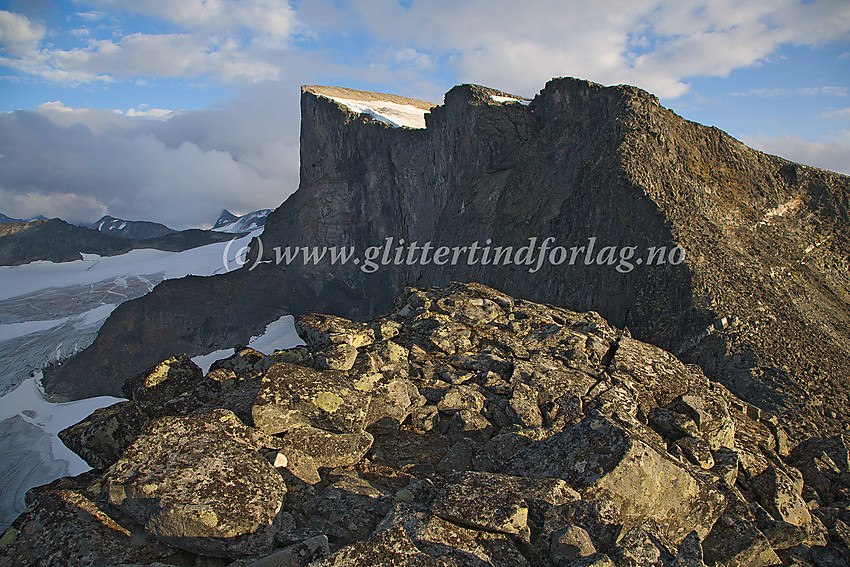 På Nørdre Bukkehøe med utsikt nordover til Bukkehøe (2314 moh.)