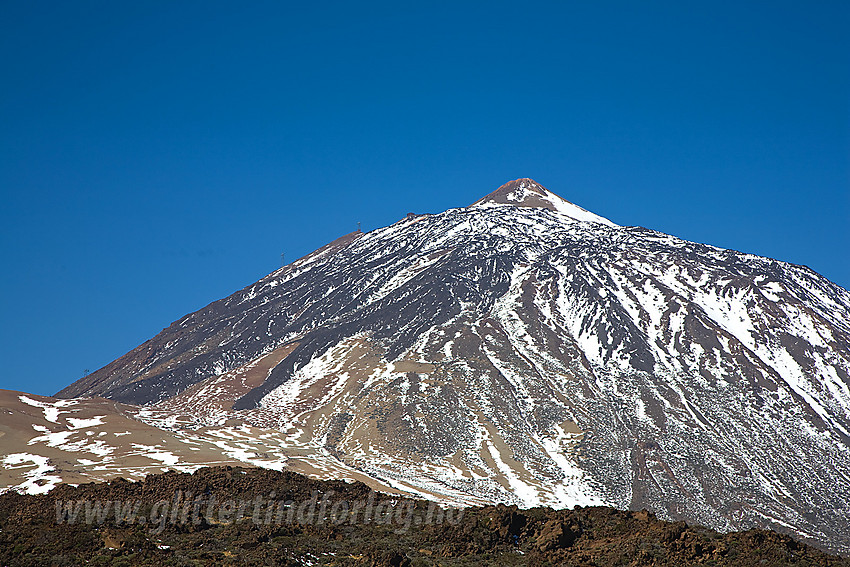 Teide (3718 moh) sett fra øst.