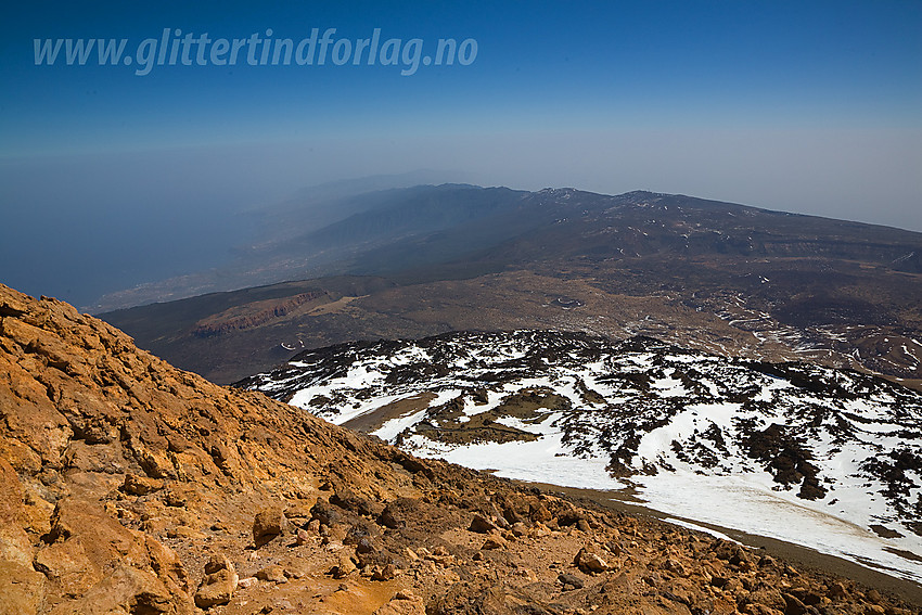 Utsikt fra Teide mot nordøst.