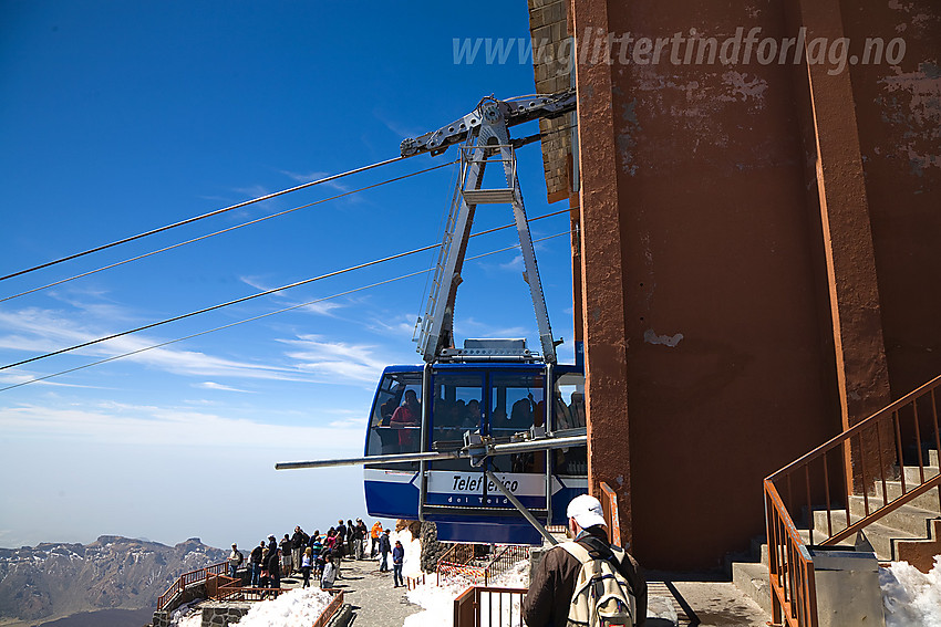 Teleferico'n (taubanen) på Teide.