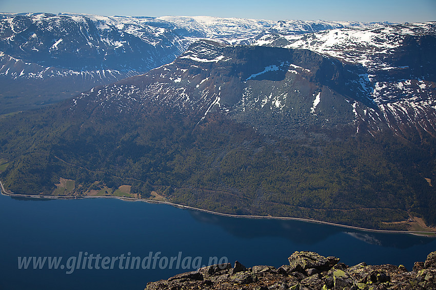 Fra Skutshorn mot Bergsfjellet Øst (1424 moh).