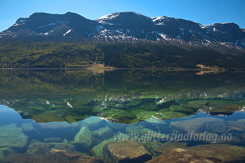 Ved Vangsmjøse mot Bergsfjellet.