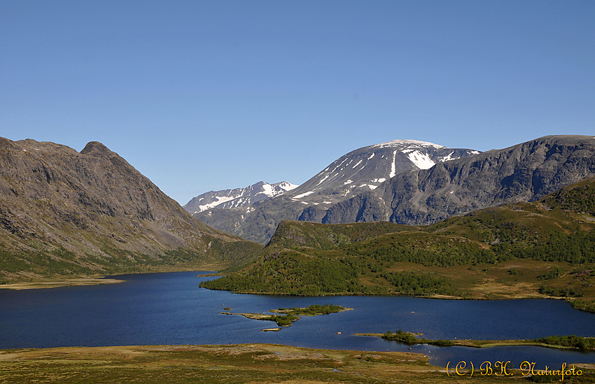 Nedre Leirungen,Knutshøe og Besseggen