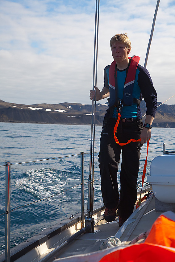 Sondre i farta ombord på MS Aurora.