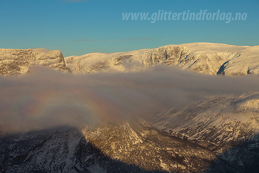 Fra Bergsfjellet Øst mot Skutshorn og Vennisfjellet.